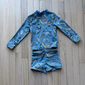 Stella McCartney Kids Blue Rashguard Set